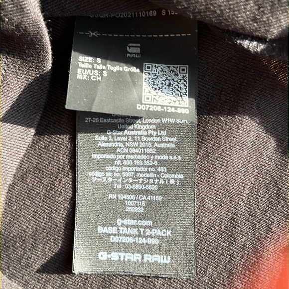 G-STAR RAW Base Tank Top Black - Picture 9 of 13